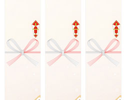 雪だるまが微笑む、あたたかくて可愛い雰囲気のクリスマスの無料の短冊熨斗紙テンプレート