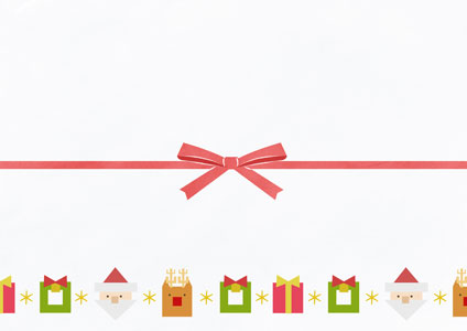 アイコン風のクリスマス素材が可愛い熨斗紙